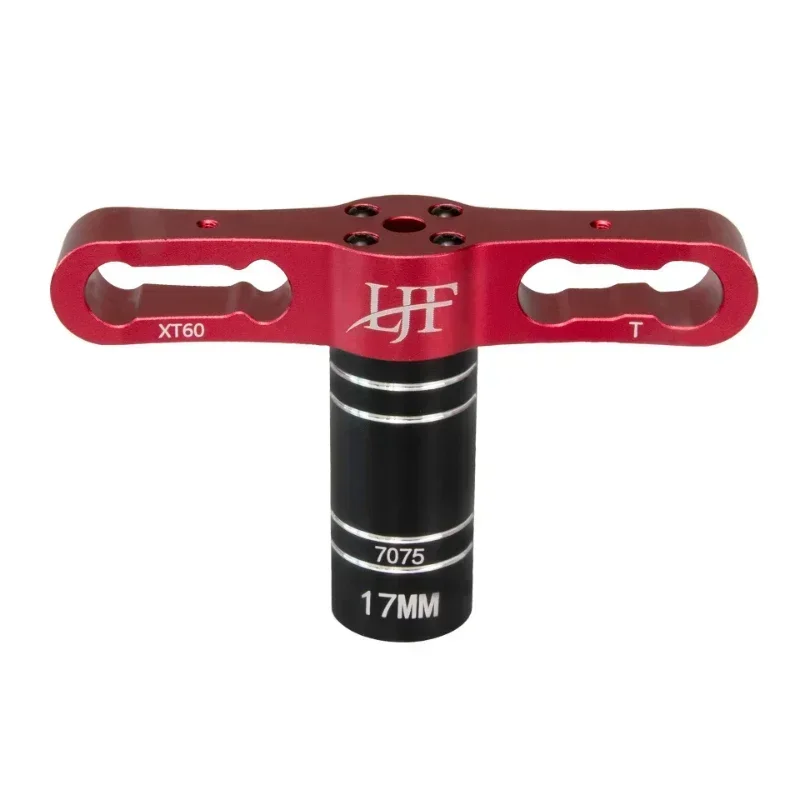 1 szt. Metalowy klucz imbusowy 17 mm do kół, narzędzie do nakrętek imbusowych, tuleja do samochodów RC, do samochodów RC terenowych 1/8 1/10, monster trucków, crawlerów, opon