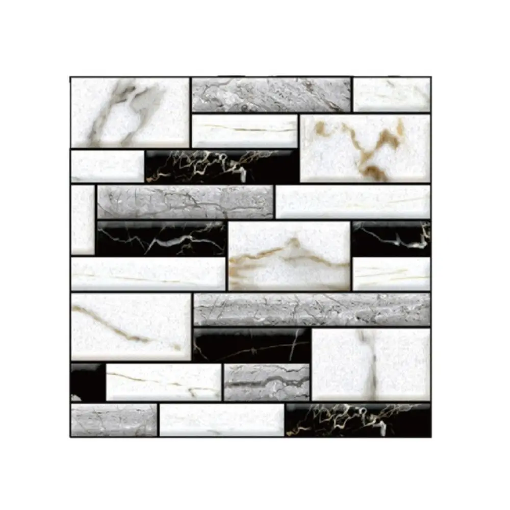 Waterproof 3D Imitation Brick Wall Stickers Moisture-proof Vintage Brick Pattern 3D Faux Brick Wall Panels Lightweight PVC