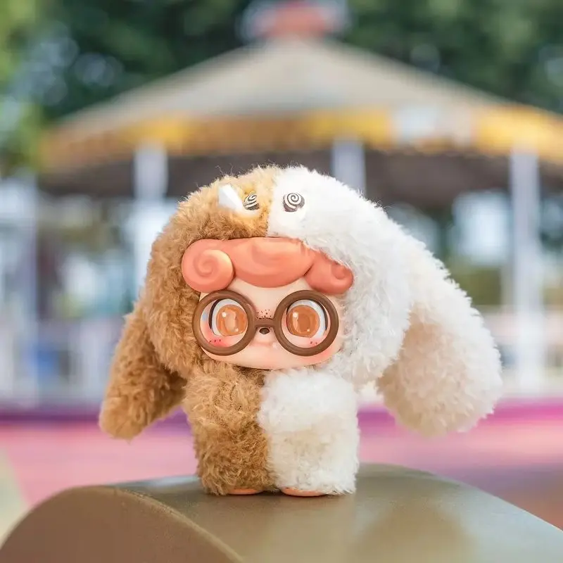 En Stock véritable Q.Kid nouvelle série de monstres poilus émotionnels en peluche Pvc boîte aveugle marée jouer Kawaii poupée pendentif sac cadeau décoratif