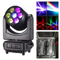 2 pcs with case Stage Lights Waterproof IP65 Moving Head 19x40W RGBW LED Beam Wash Big Eye Moving Head Light for DJ Show Events