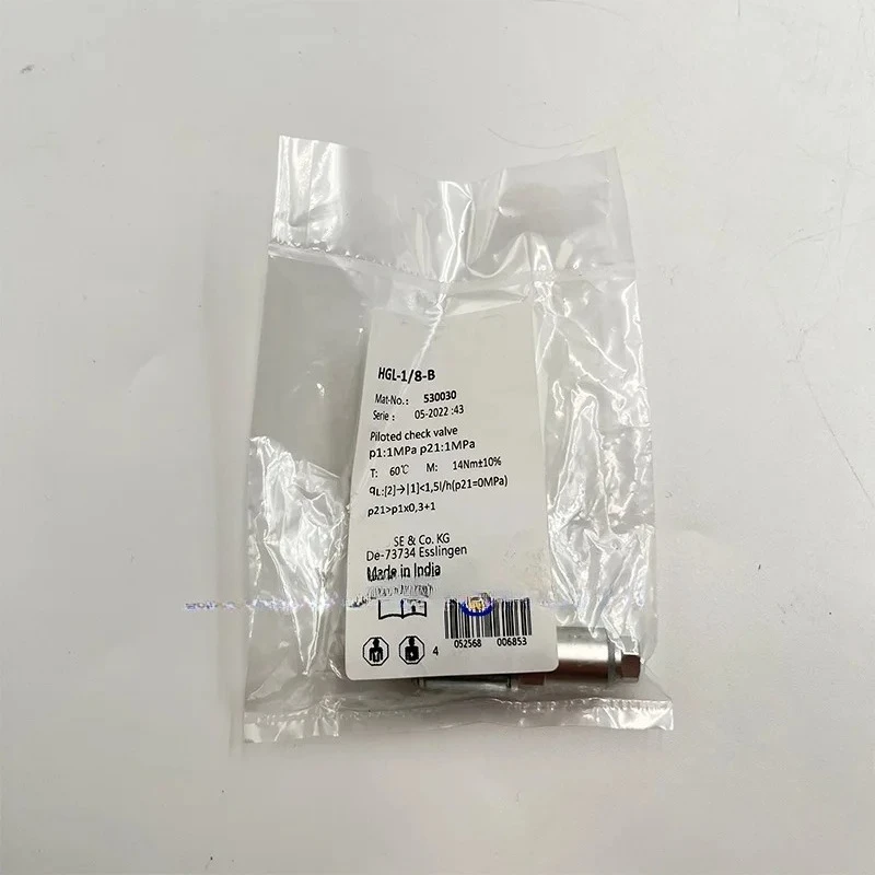 Original Pilot Operated One-way Valve HGL-1/8-B 530030