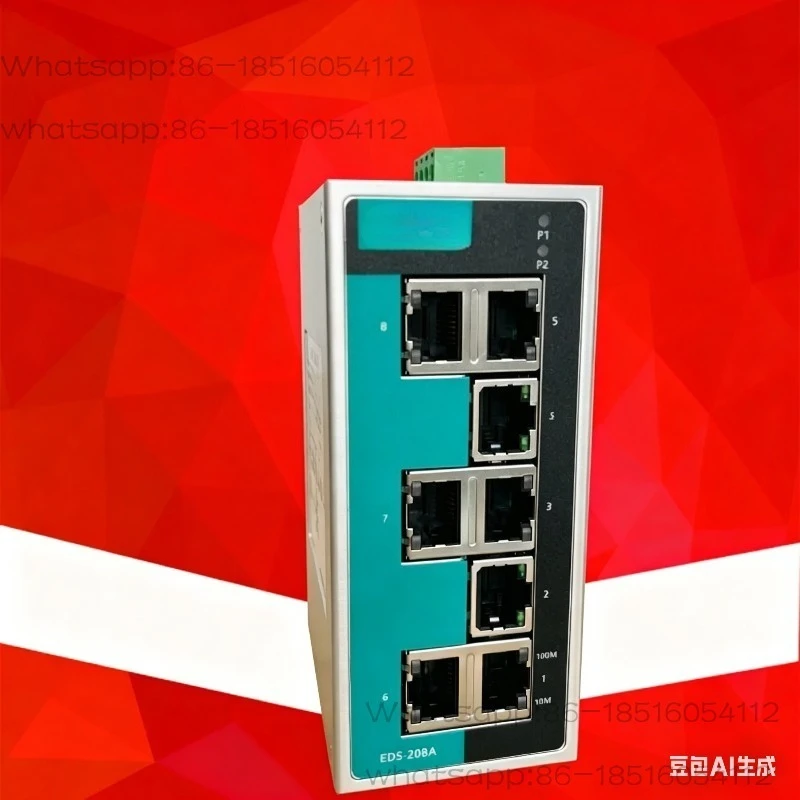 MOXA EDS 208A Industrial 8-port Ethernet Switch