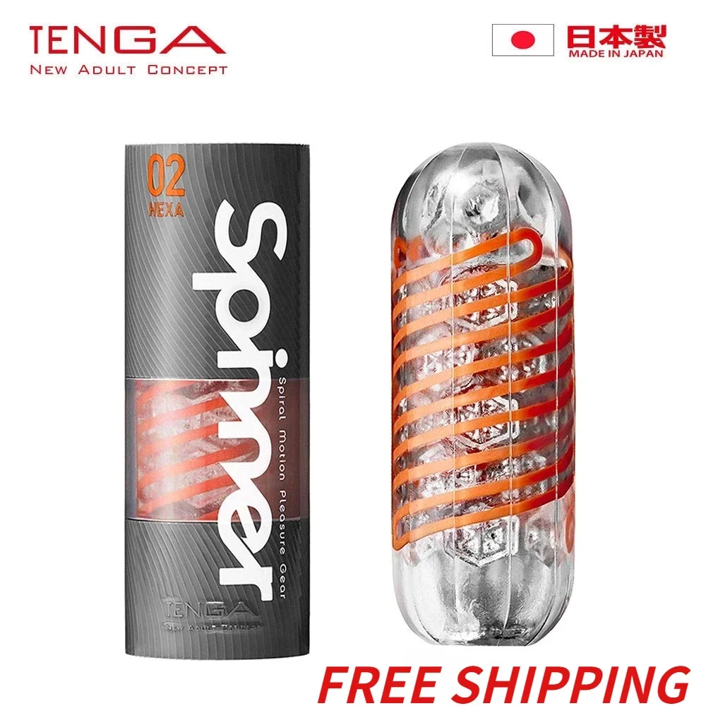 TENGA 6 Styles Cool Pussy Reusable Masturbation Silicone Real Vagina Masturbador Cup Sex Toys for Summer SPINNER Spiral Pocket