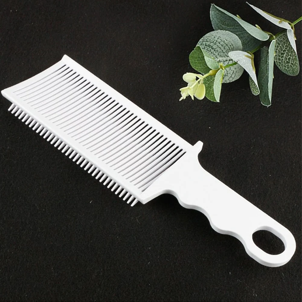 Hair Cutting Tool, Trimming Edge, Flat Head, Push Cutting Comb, Positioning and Styling Comb for Convenient Hair Cutting