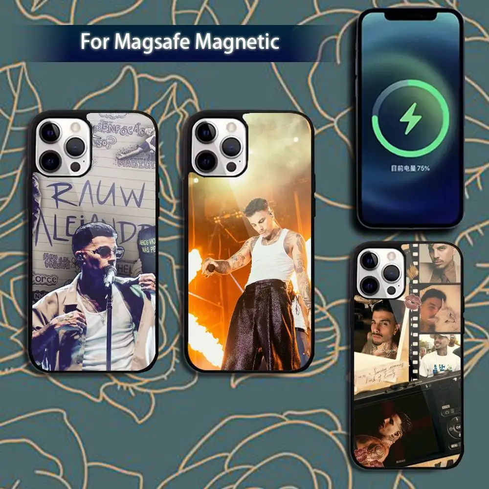 

Singer R-Rauw A-Alejandro Phone Case For iPhone 17,16,15,14,13,12,11,Pro,Max,Plus,Mini,Magsafe,Magnetic Wireless Charging Case