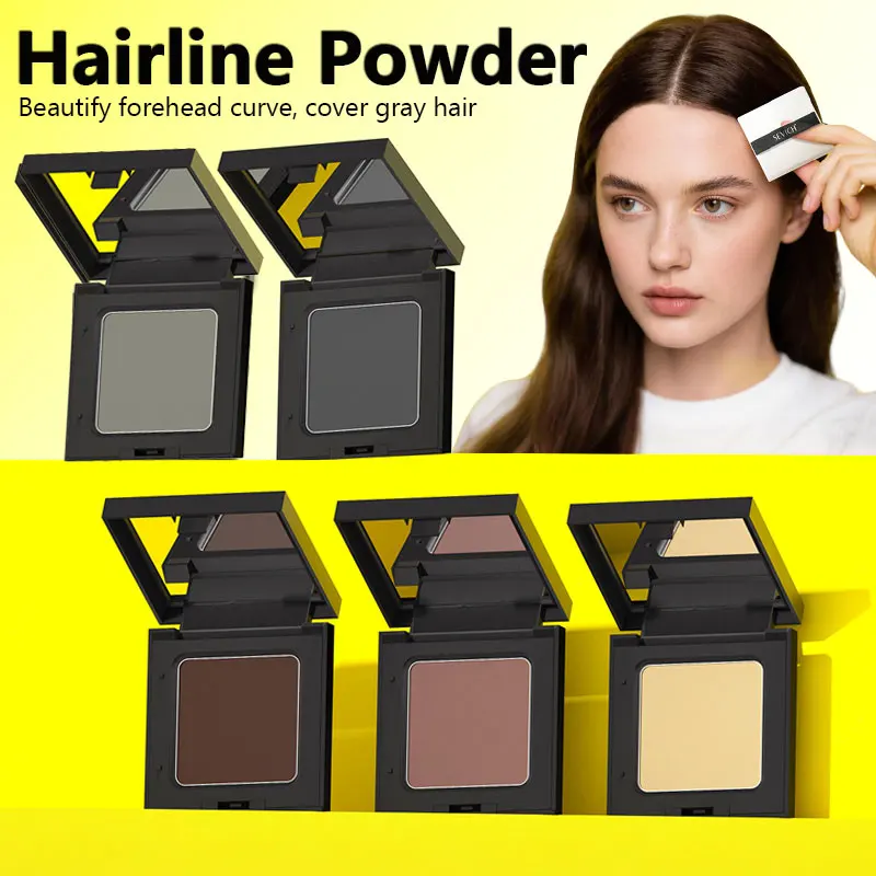 2026 Hairline Powder 12g Hairline Shadow Powder Waterproof Instant Modified Repair Hair Shadow Powder Hair Concealer With Puff