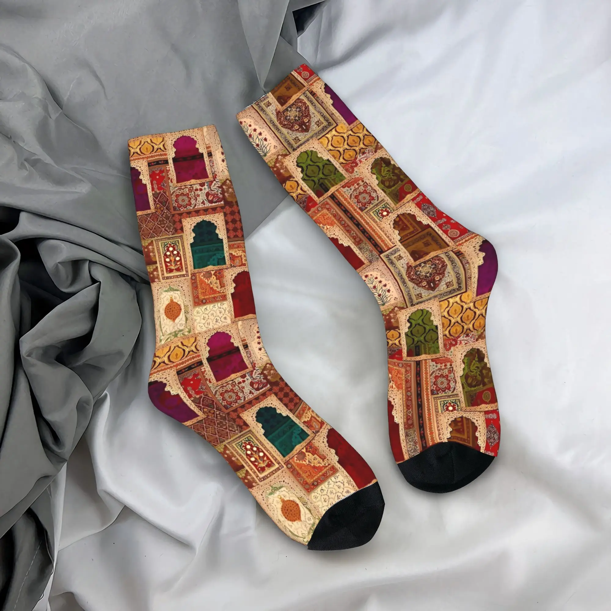 

Palestinian Traditional Keffiy Socks Custom Stockings Anti Slip Men Socks Comfortable Autumn Novelty Running Socks