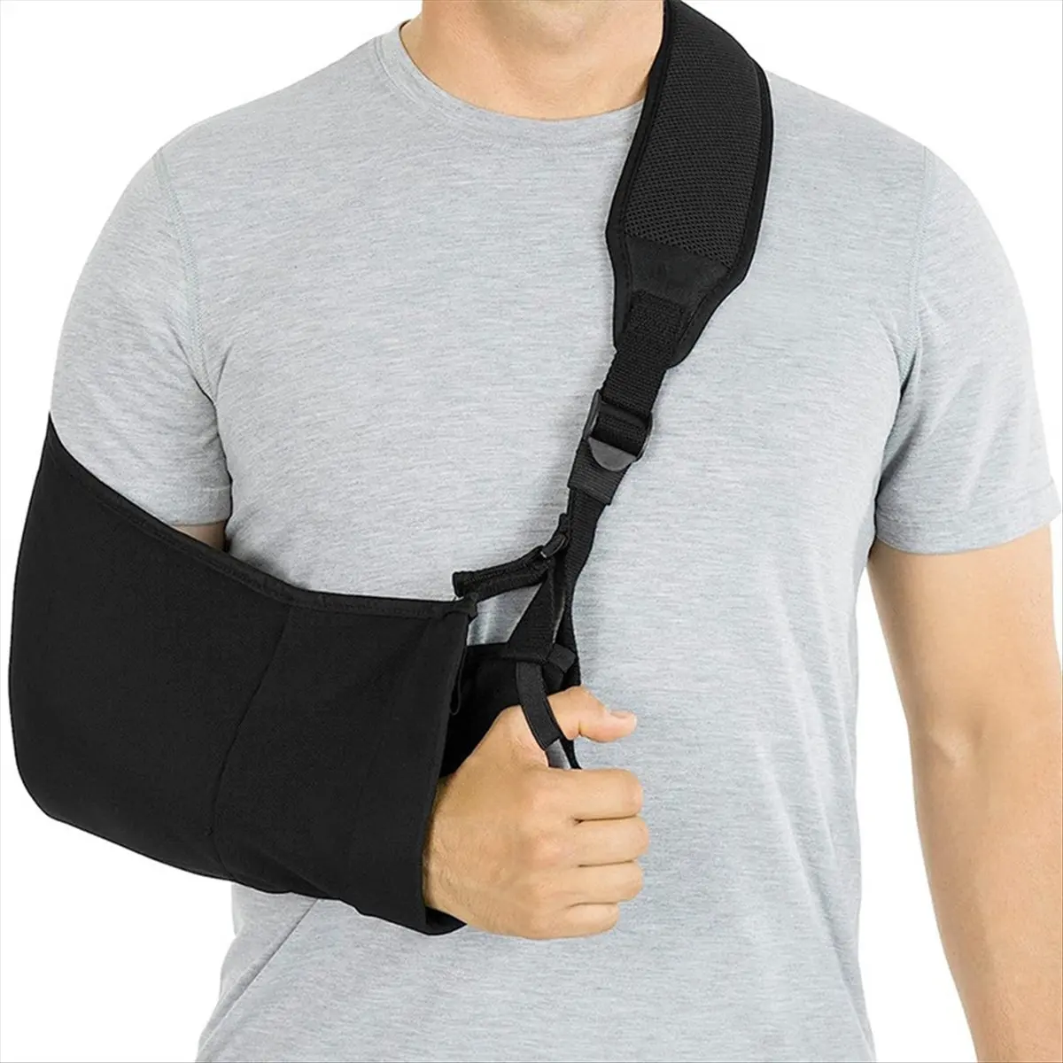 【~ New A65I】Sling Shoulder Injury Immobilizer,Breathable Rotator Cuff with Shoulder Pad Left and Right Support Torn Brace