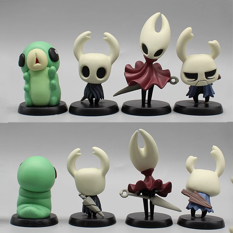 Anime Cute Doll Zote Grub Hollow Knight Action Figure Silk Song Figurine Q Version Hornet Figure GK Model PVC Collectible Toys