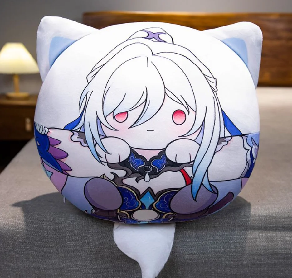 Game Anime Honkai: Star Rail  Jingliu Stuffed Plush Doll Cute Characters Figure Room Decor Sofa Cushion Pillow Toys