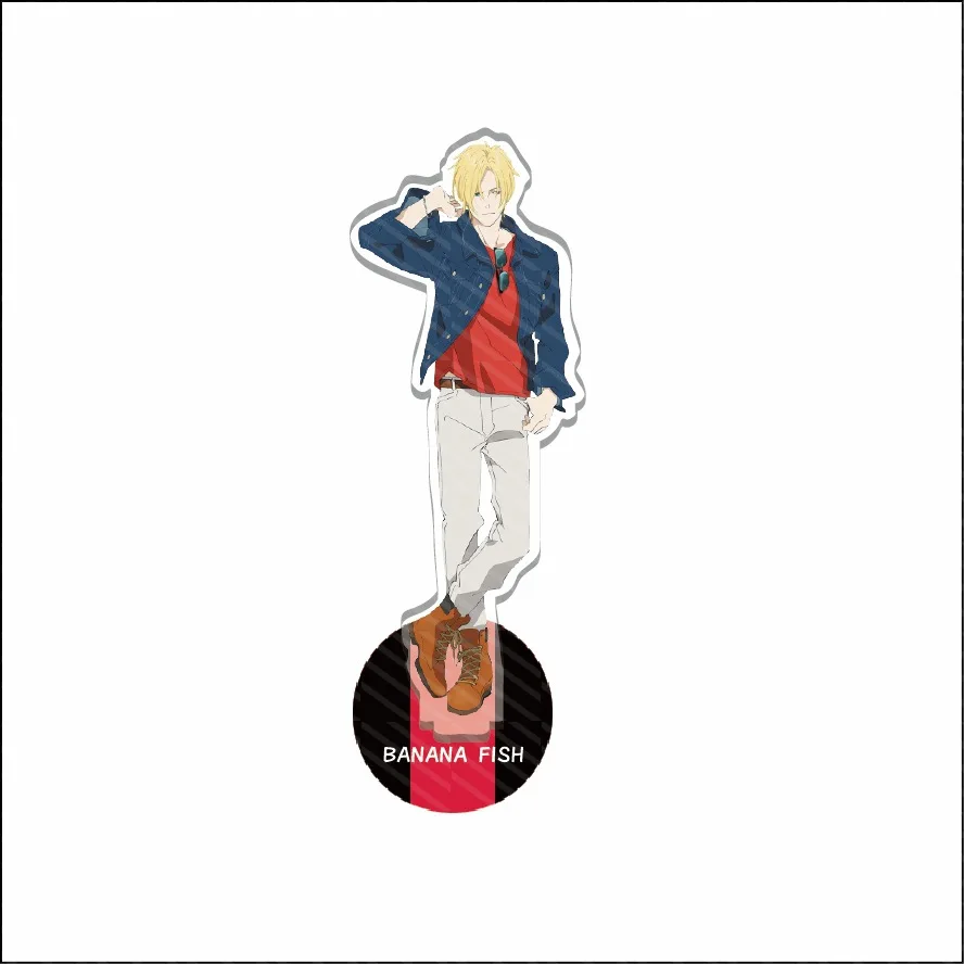 Anime BANANA FISH Figures Ash Lynx Okumura Eiji acrilico stand personaggio Shorter Wong Model Desk Decor Toy Fans regalo di natale