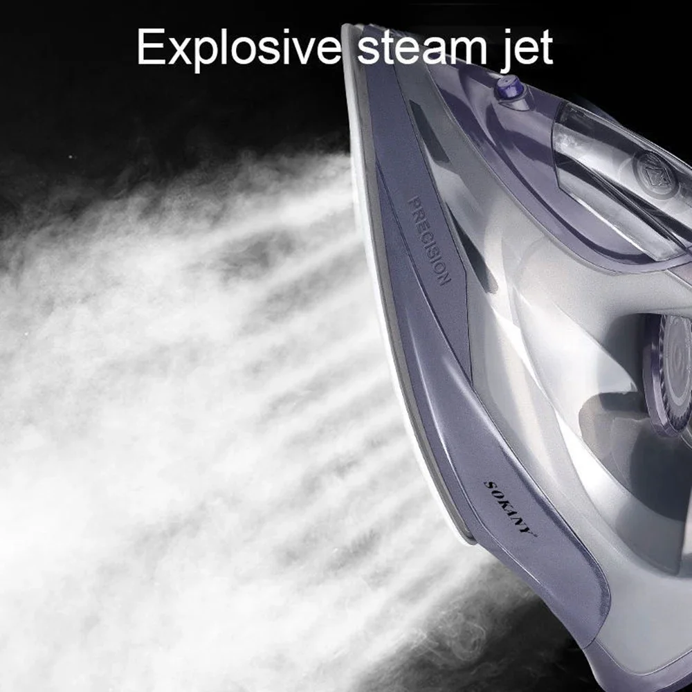 Электрический паровой утюг Ironer, резервуар для воды на 250 мл, регулировка нескольких передач, распылительная конструкция, простая в использовании ручка, для путешествий домой