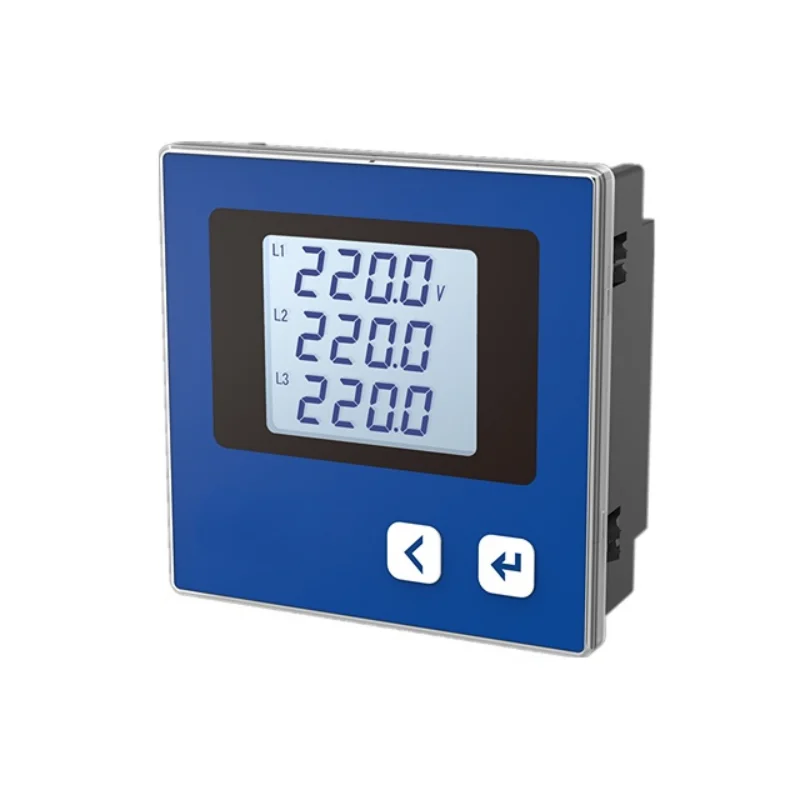 

3 Phase LCD Volt Electrical Measuring Instrument Voltmeter Electric Energy Digital KWh Meter Ac 1A/ 5A AC 100V/380V Meter