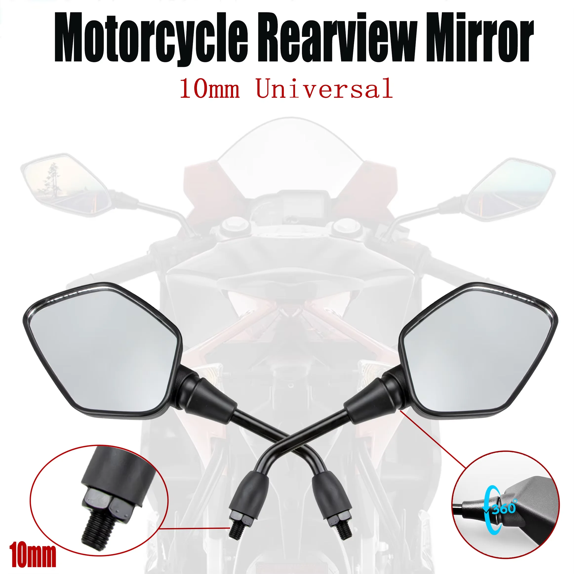 Motorradspiegel Rückspiegel Seitenspiegel Passend für Honda X-ADV750 2017 - 2025 ADV750 XADV750 2018 2019 X-ADV 750 – Detail 2