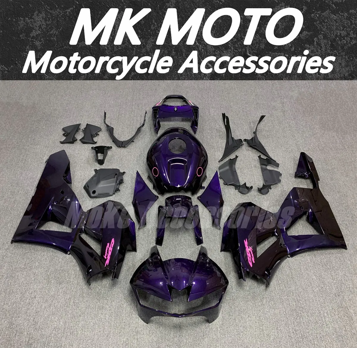 Motorcycle Fairings Kit Fit For Cbr600rr 2013 2014 2015 2016 2017 2018 2019 Bodywork Set High Quality Black Purple