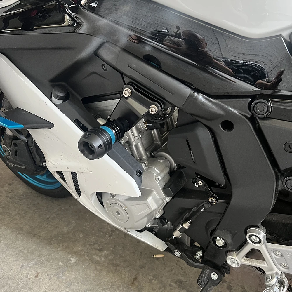High-Strength Aluminum Racing Bumper Modification for CFMOTO 675SR-R 675NK 675SS Motorcycle Anti-Drop Ball Upgrade
