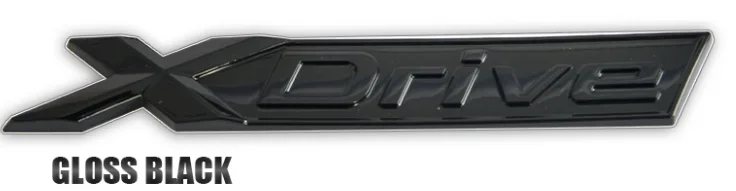 OEM Style Fender Truck Emblem Rear Badge, Etiqueta de carro, Auto Logotipo para BMW 1, 2, 3, 4, 5, 6, Xdrive