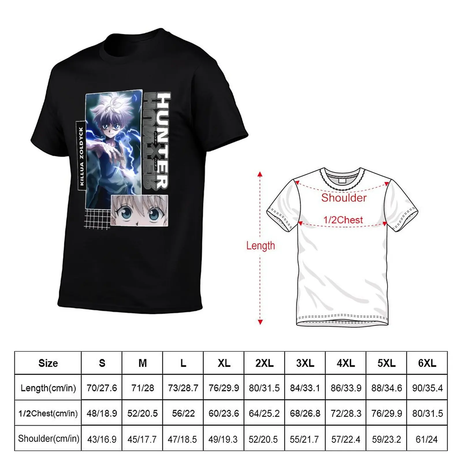 HunterXHunters Anime T-Shirt summer clothes custom t shirt mens champion t shirts