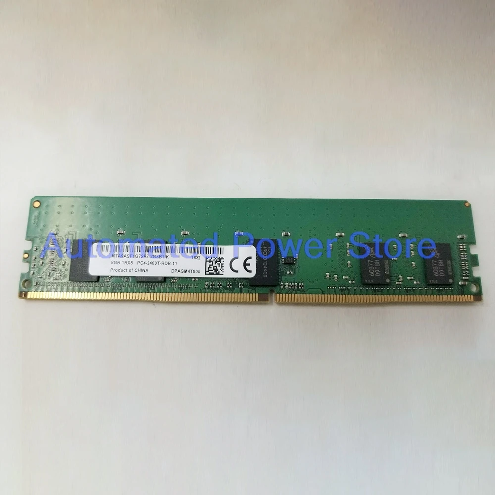 MTA9ASF1G72PZ-2G3B1IK RAM 8G 8GB 1RX8 PC4-2400T 2400 DDR4 Server Memory