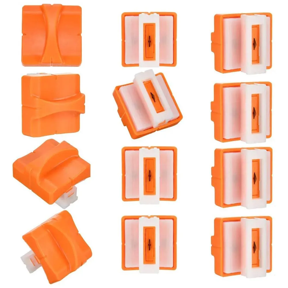 12-Piece Paper Cutter Blade Pack with Replaceable Blades Featuring Automatic Safety Protection, Suitable for A4 Paper Cutters.