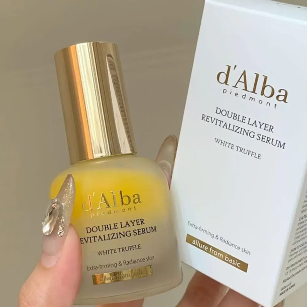 D'Alba Dual Essence 7:3 Aceite y Agua Esenciales, Sérum Hidratante y Nutritivo para un Rostro Radiante, Esencial para el Cuidado de la Piel Coreana