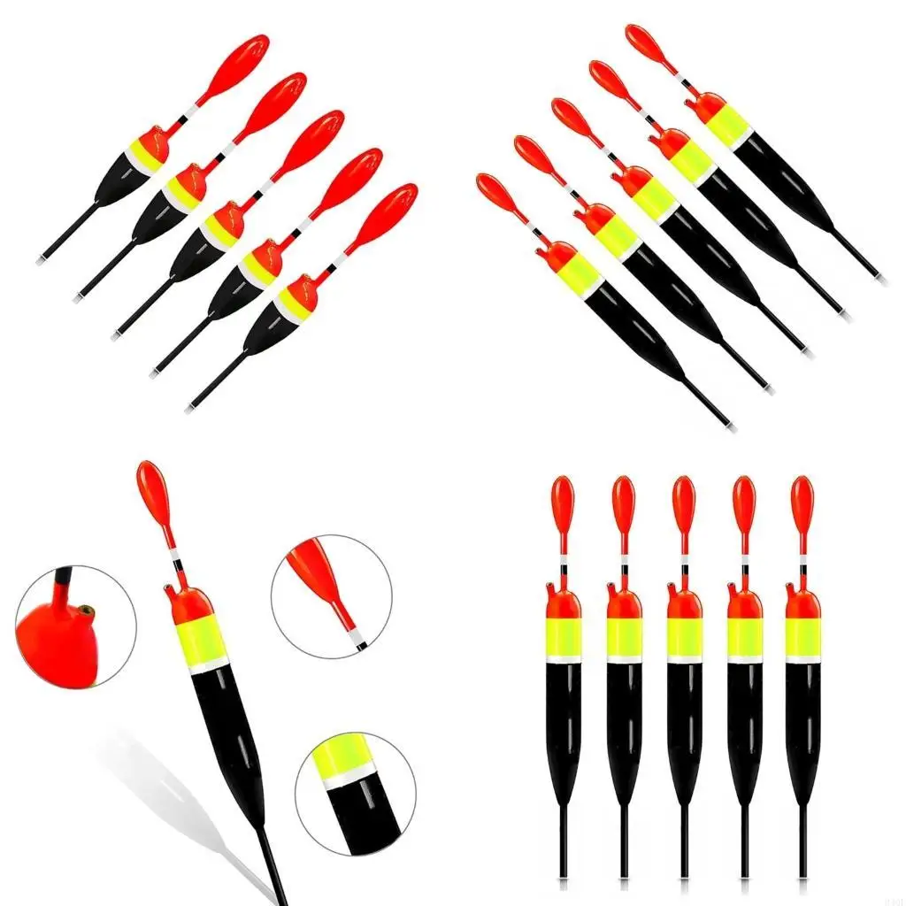 

340F Fishing Floats and Bobbers Slip Bobbers Balsa Floats Crappie Trout Fishing Bobbers for Saltwater Fishing