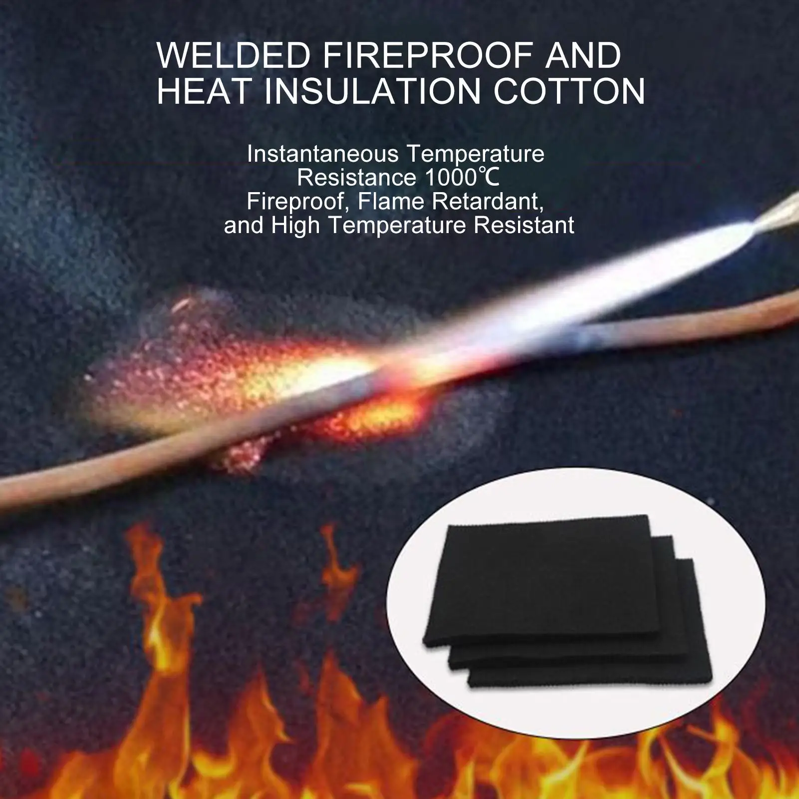 

Welding Blanket Solder Protective Accessories Welder Flame Retardant Fabric For Welder Metalworker Fabricator Mechanic Workshop