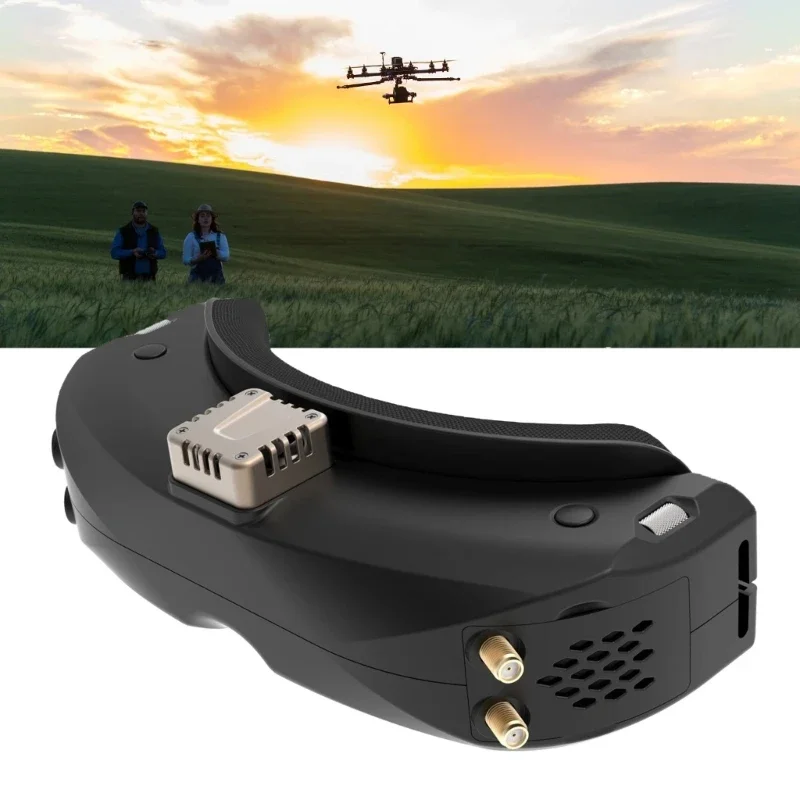 Advanced Video Viewer with Clear Reception Wide Field of View Receiver Wireless Video Receiver ABS & Metal for Hobbyist