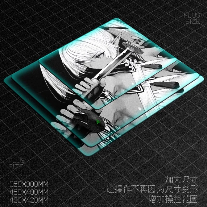 ATOM Esports Mouse Pads FPS Poron Polyurethane Customized Desk Mat Swordsmith Zero 99 Style Neutral Gaming Mouse Pad