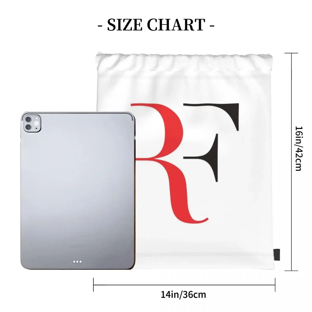 Roger Federer Backpacks Casual Portable Drawstring Bags Drawstring Bundle Pocket Sports Bag BookBag For Travel Students