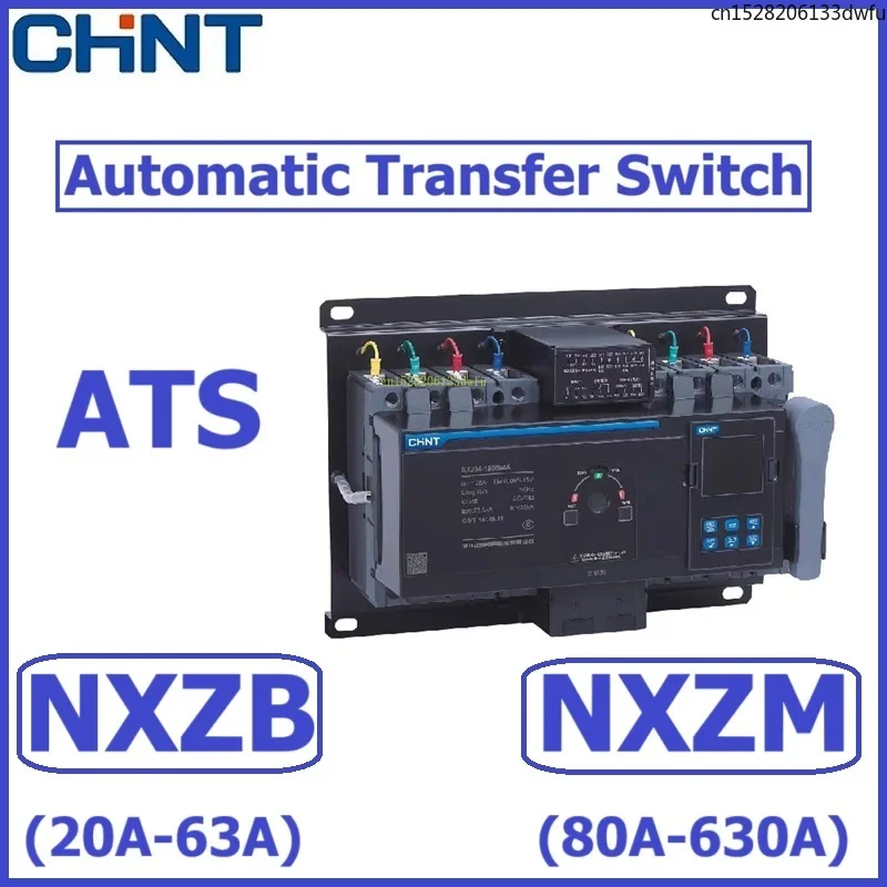 CHINT NXZB NXZM Automatic Transfer Switch Dual Power CB Level NXZB-63S/4A NXZM-125S 160S 250S/4A ATS