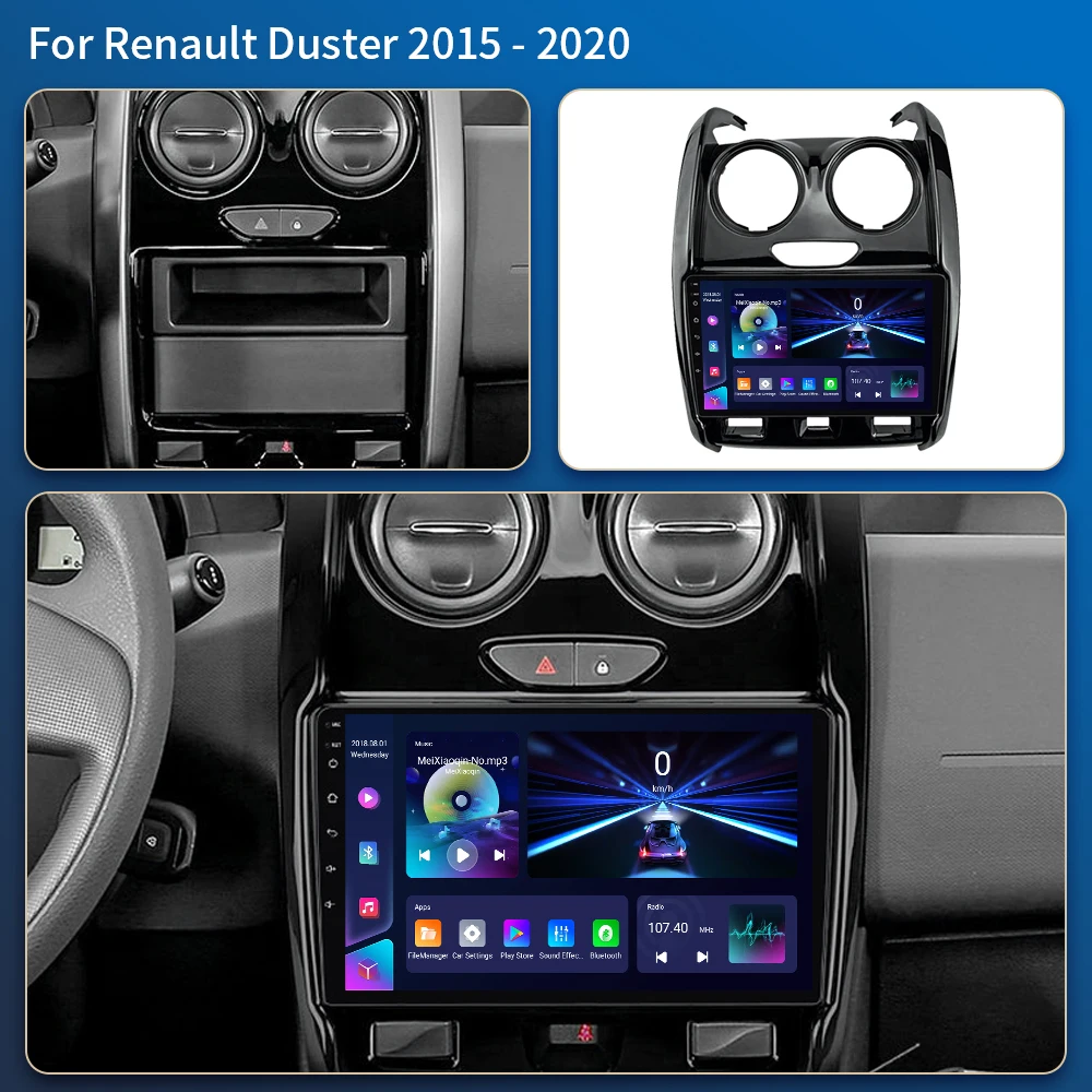 Android 16 for Renault Duster 2015-2020 LADA Largus 2021 Car Radio Multimedia Video Player GPS Carplay Auto Autoradio Stereo