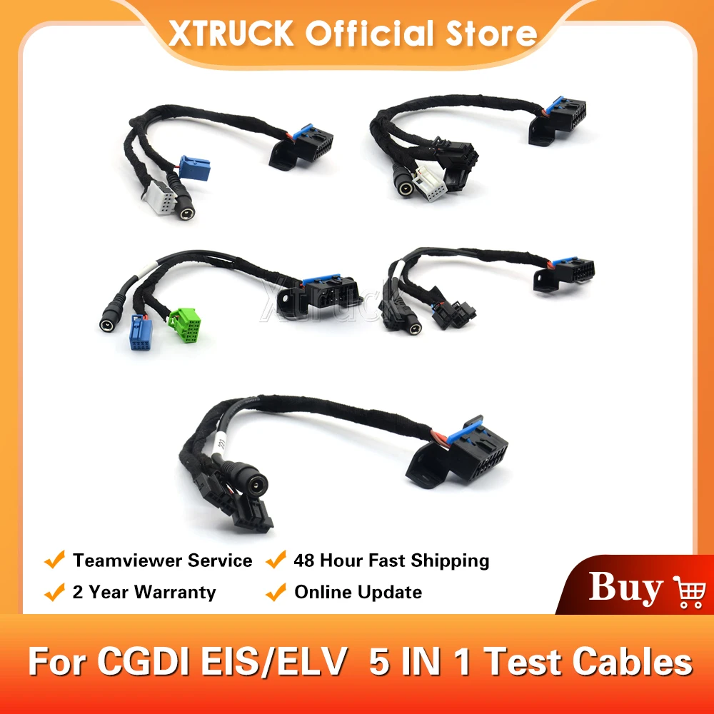 EIS ELV 5 IN 1 Test cables W164 W166 W204 W212 W221 Works For CGDI MB Prog VVDI MB BGA EIS/ELV Maintenance Line