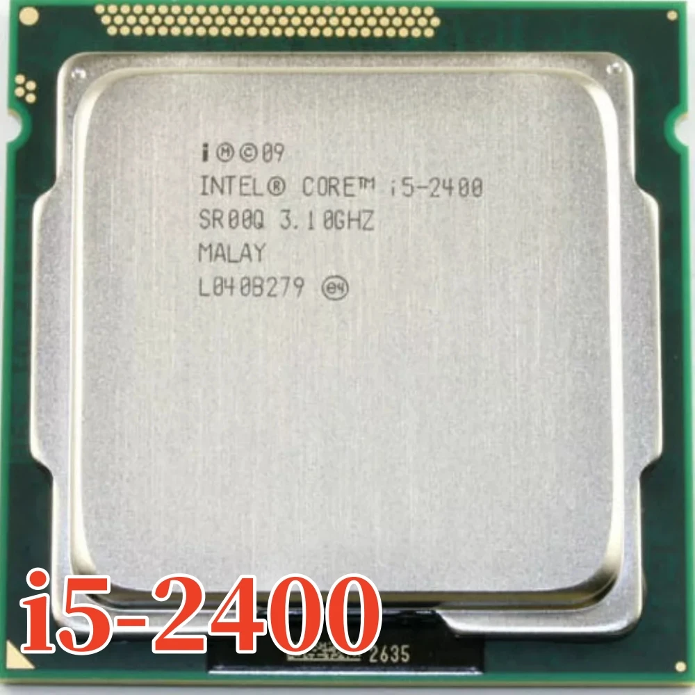 Origina Intel processor i5-2400 6M Cache, 3.10GHz LGA1155 TDP 95W desktop i5 2400 CPU Free shipping ship out within 1 day