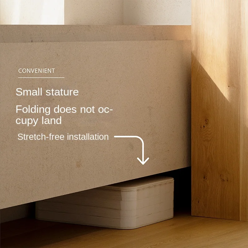 ثمانية عشر حذاءًا ورقيًا لتغيير مقعد البراز تلسكوبيًا قابل للطي ومقعد منطقة الضيافة في نهاية السرير