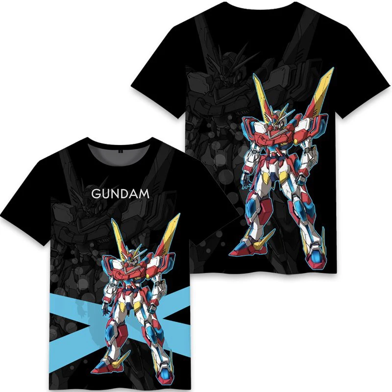 

Two Yuan Anime Game Surrounding Mobile Warrior Up To Clothing Summer Short Sleeve Young Boys Big Boy T-shirt