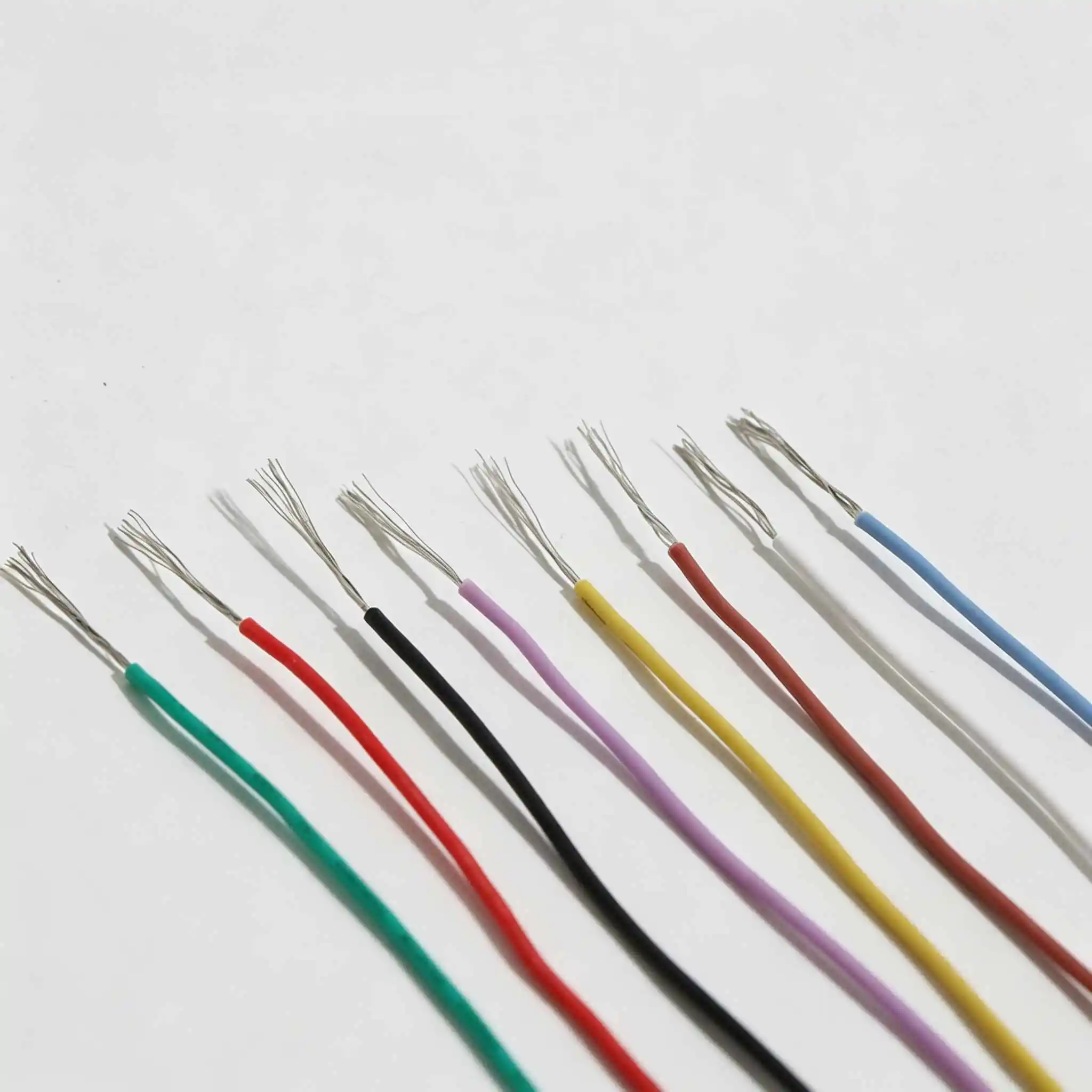 1/2/5/10/20/50M Wire Silicone Insulation Tinned Copper 28 AWG High Temperature Resistant Cable Line