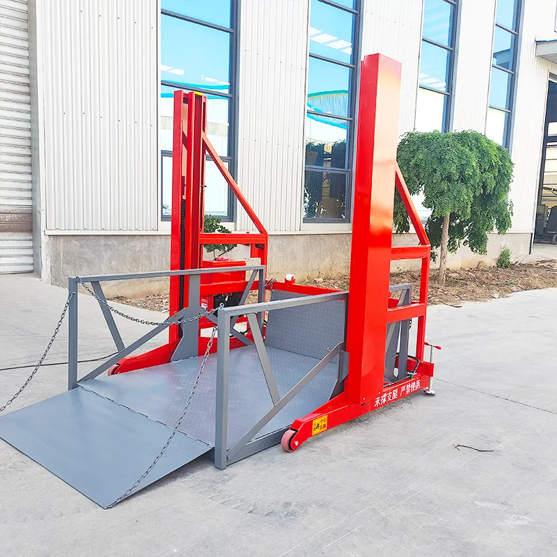 Container Hydraulic Unloading Platform Portable Mobile Terminal Lifting Platform 2-3T Load Capacity 1700mm Lifting Height High