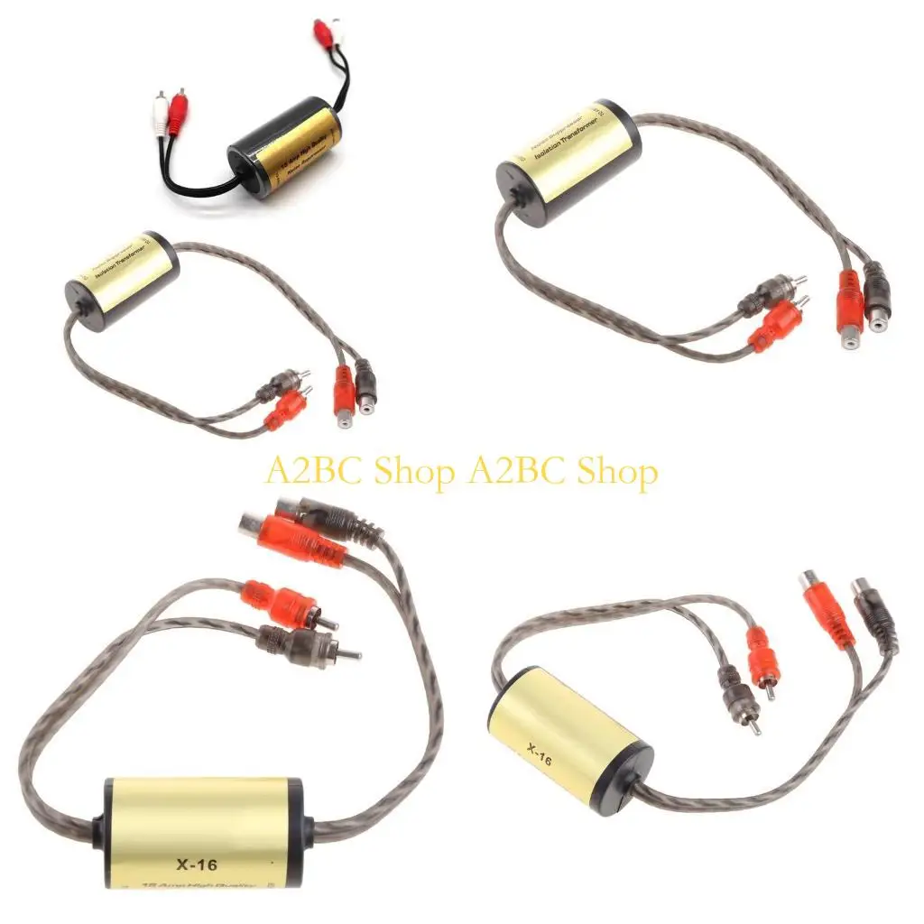 

A2BC Ground Noise Suppressor Isolation Filter-Isolator Car Audio-Current Sound Filter