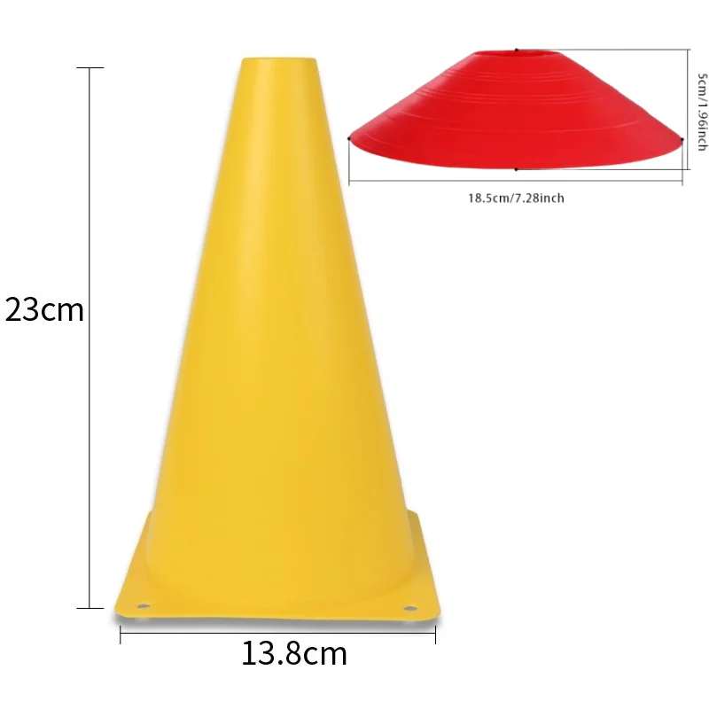 Sign Bucket Stadium Marking Agility Football Training Throw Barrel Toy Traffic Cone Soccer Training Sign Dish Obstacle Cones Toy