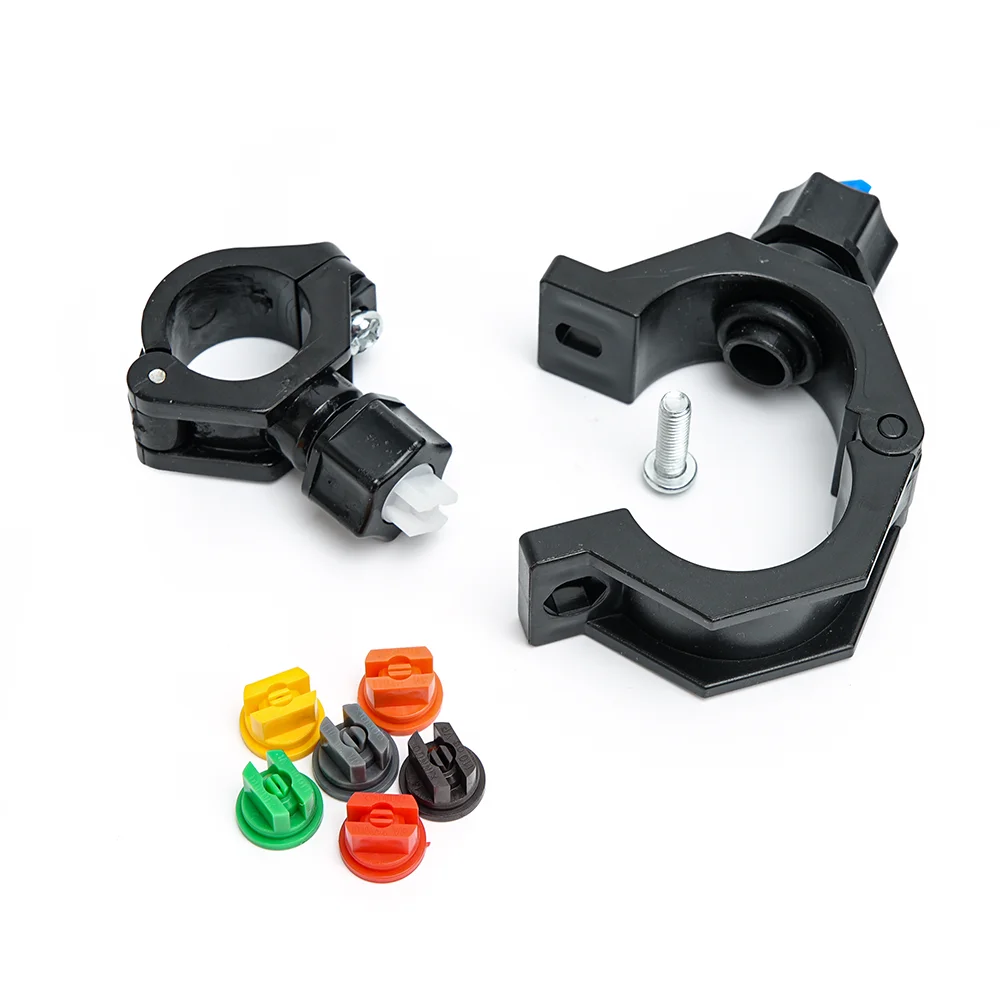 Plastic Eyelet Clip Nozzle Pipe Clamp Holders Quick Release Fat Fan Spray Water Jet  Sprayer Adjustable  Atomizing Nozzle