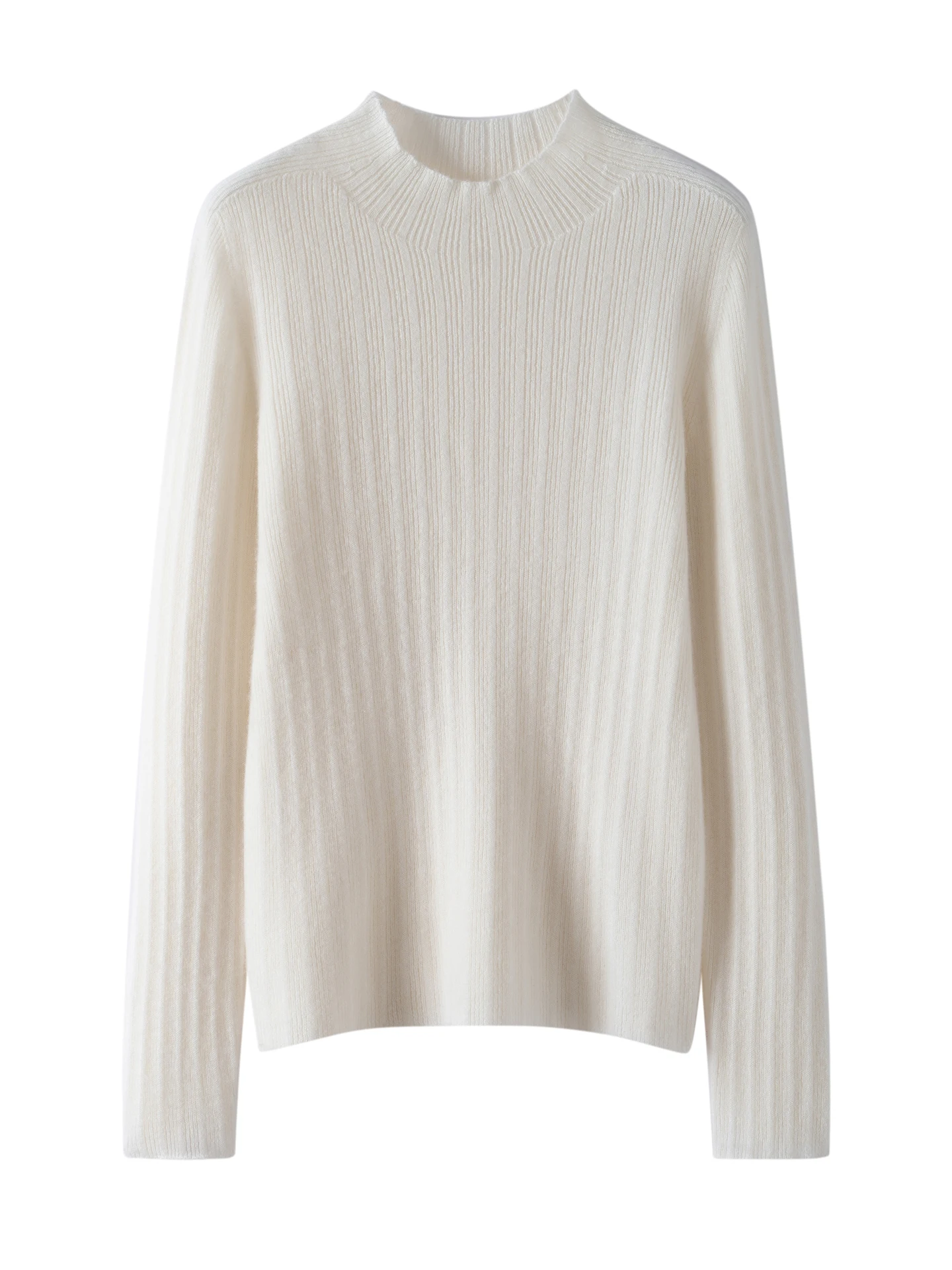 

Женский свитер из 100% кашемира с воротником-стойкой, облегающий, с длинным рукавом, для весны, осени и зимы, 2026