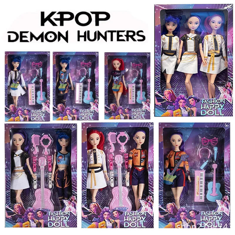 

NEW High Qualify Toy Anime 30CM K-Pop Demon Hunters Doll Rumi Mira Zoey Birthday Surprise Gift For Girls Birthday X-mas Gifts