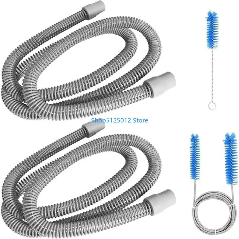 G8TC Pack of 2 Universal Tubing Replacements 6 Foot Long Hoses with Cleaning Brush Suitable for Various Machines POE Texture
