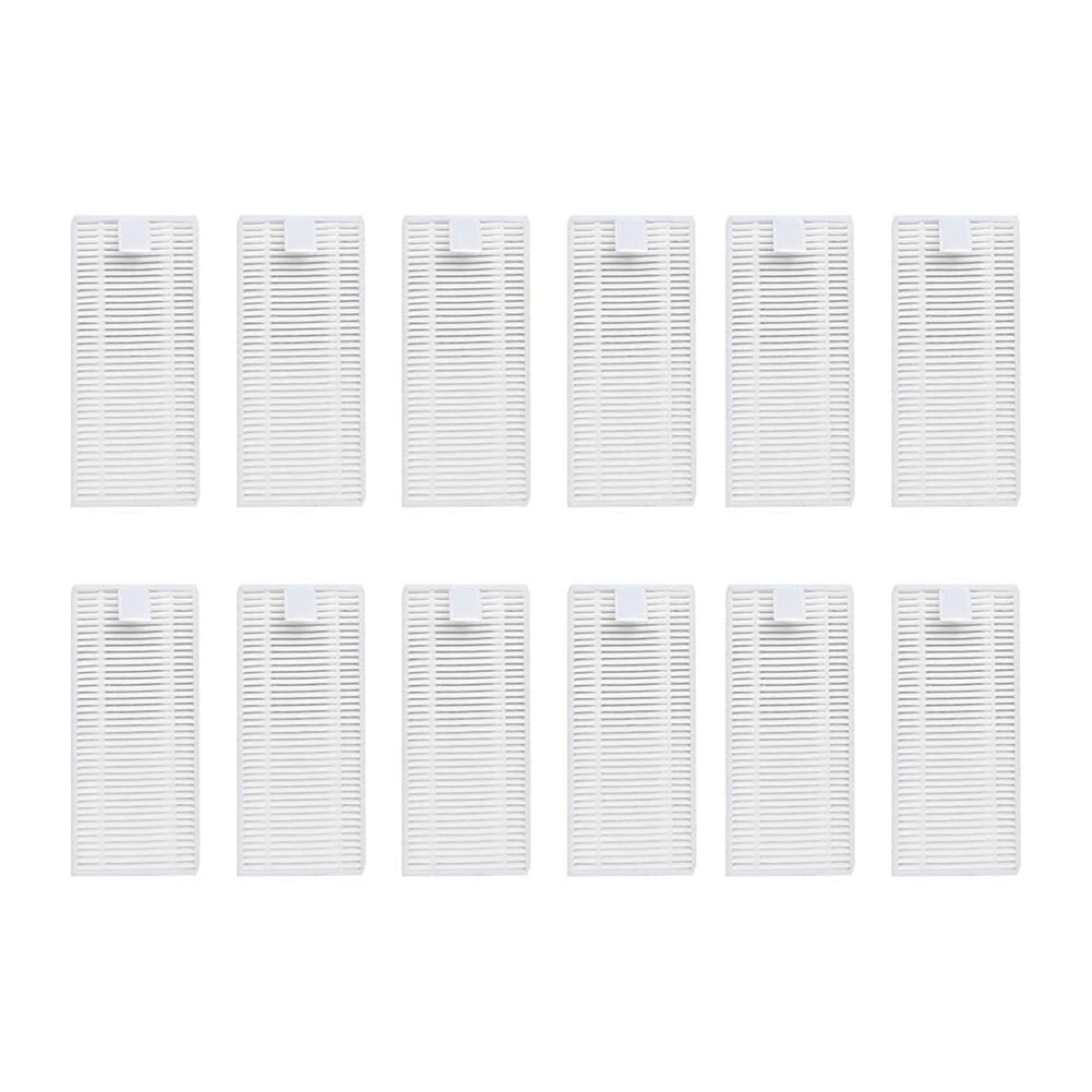 BBNV-12PCS Per Viomi Alpha 2 Pro Robot Aspirapolvere Spazzola Laterale Filtro Hepa Pezzi di Ricambio Accessori