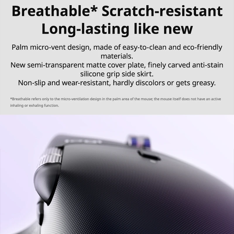 لوجيتك ماستر 4 ماوس مكتب بلوتوث لاسلكي، عجلة مغناطيسية MagSpeed، 200-8000 نقطة في البوصة، بطارية 650 مللي أمبير في الساعة