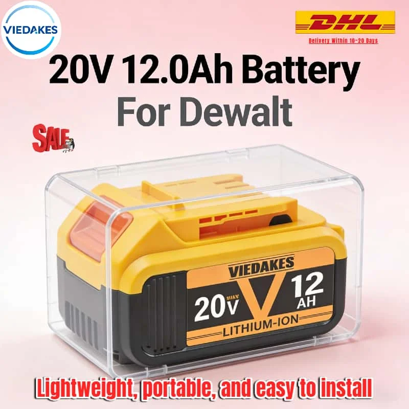 

Cordless tool battery for Dewalt 20V 12Ah battery compatible with DCD711/DCF887/DCD998/DCS570/DCS367/DCG415 for Dewalt battery