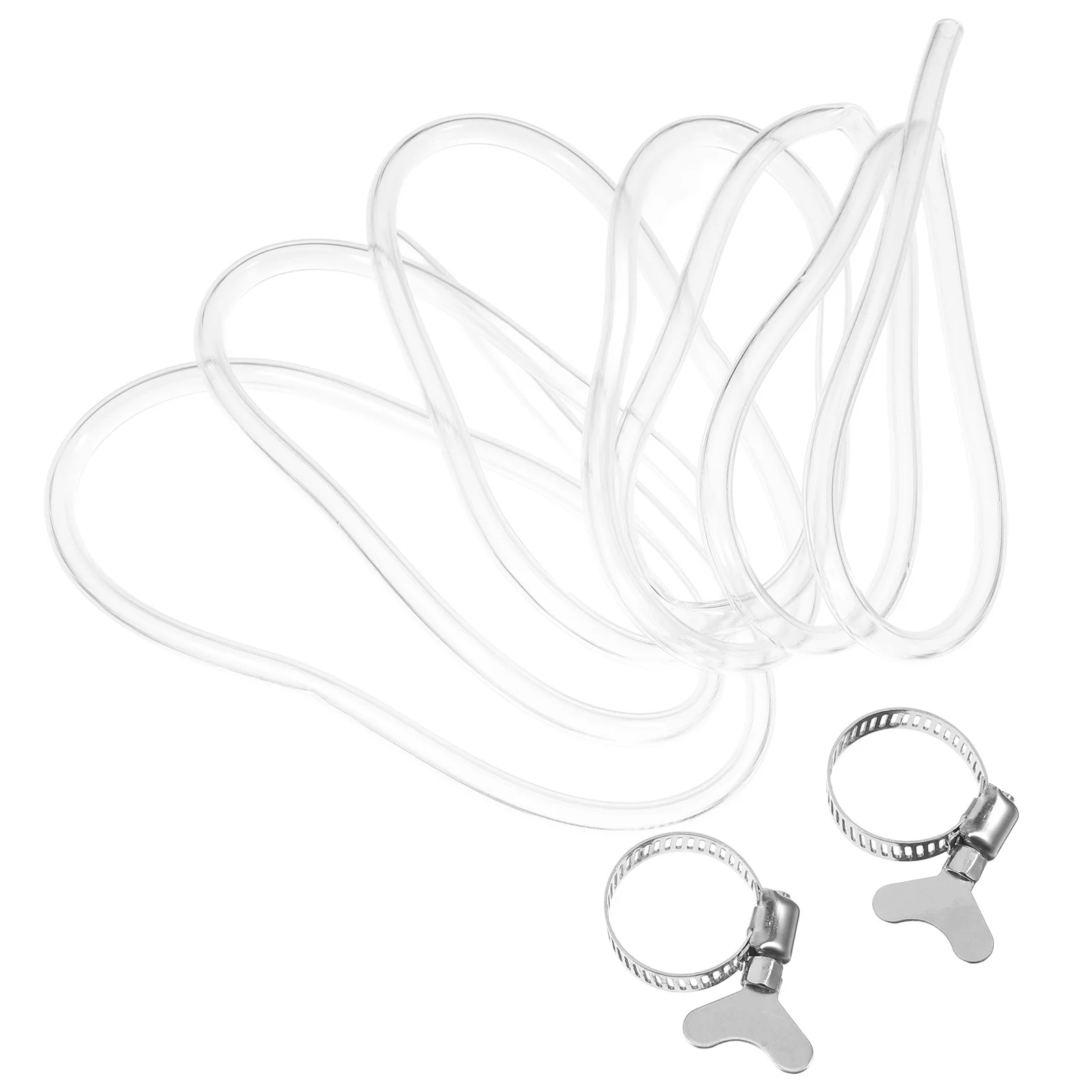 

1Set Co2 High Pressure Beer Kit 2 Meter Tubing Hose Clamps Secure Draft Beer Dispensing Home Brewing Kit Flexible