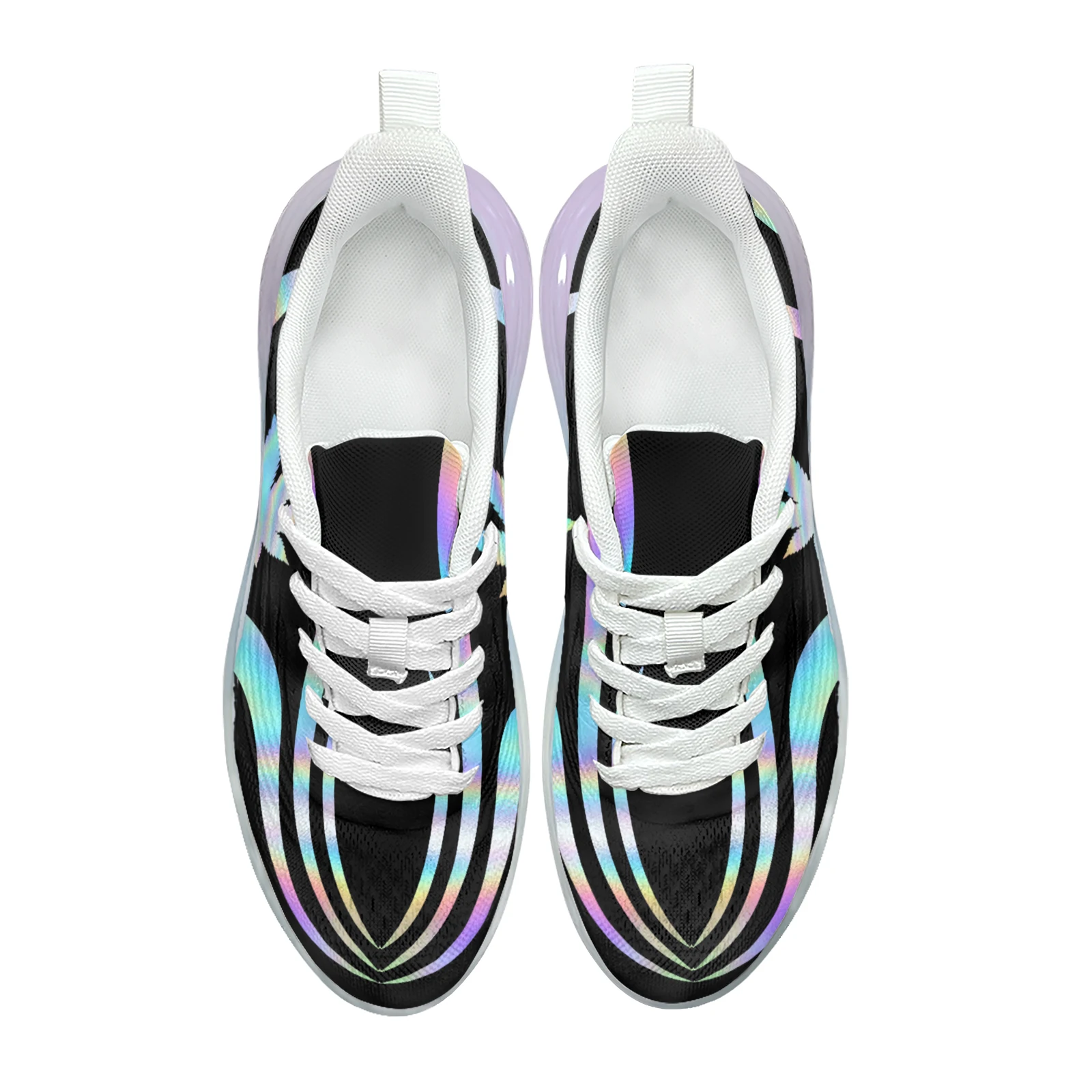 Fashion Gradient Weed Leaves Printend Sneakers AF Cushion For Walk Shoes Tennis Brand Sneakers Men Casual Sneakers