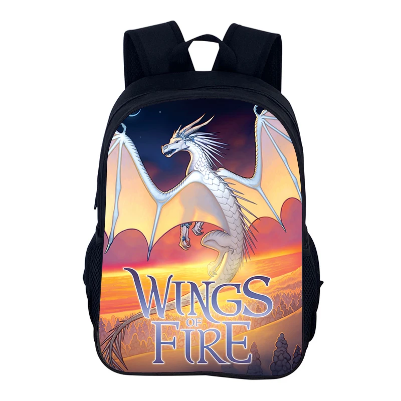 Ransel Wings of Fire Tas Siswa Sekolah Tas Buku Ritsleting Laptop Wings of Fire Hadiah Ulang Tahun Anak Mochila